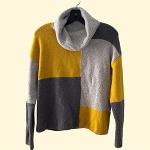 C&c California Wool Blend Turtleneck Sweater Size Large
